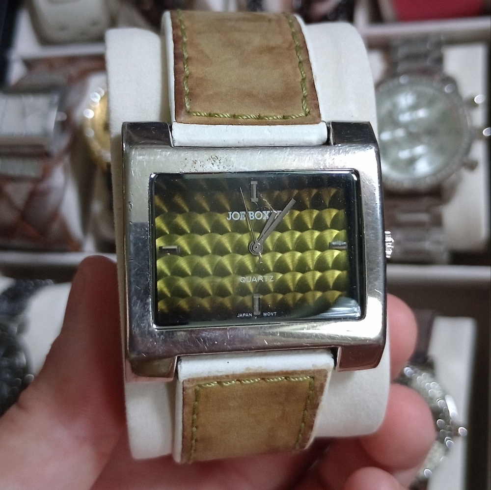Joe Boxer Green And Brown Watch